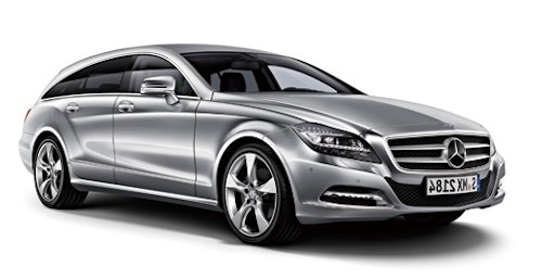 Solfilm til Mercedes CLS Shooting Brake. Ferdig tilpasset solfilm til alle Mercedes biler.