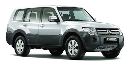 Solfilm til Mitsubishi Pajero LWB. Ferdig tilpasset solfilm til alle Mitsubishi biler.