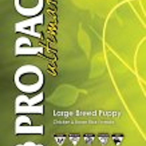 PRO PAC PUPPY LARGEBREED CHICKEN & BROWN RICE WHOLE 12KG