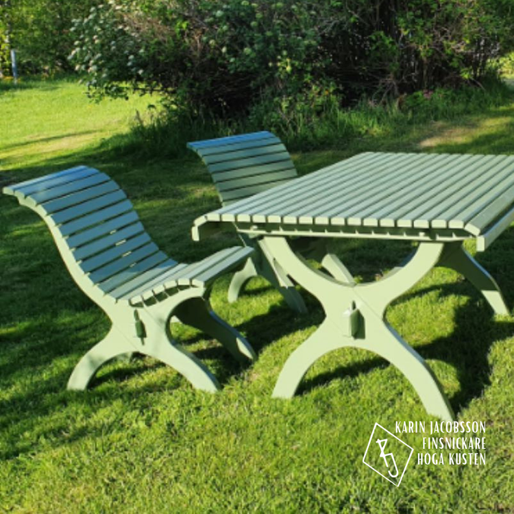 Trädgårdsstol i gran - design Karin Jacobsson