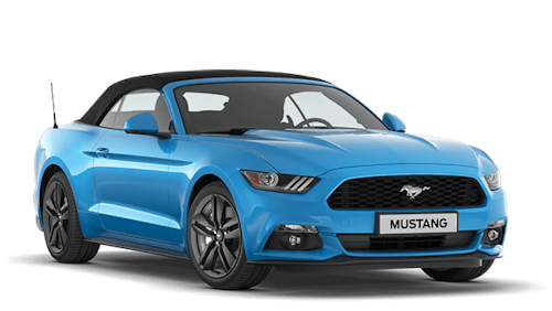 Precut window tint film for Ford Mustang cabriolet.