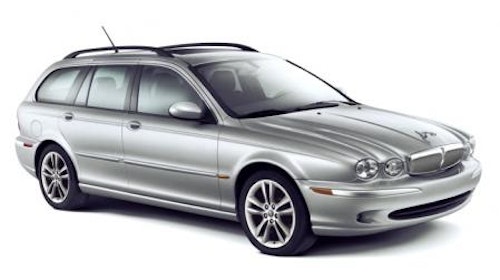 Precut window tint film for Jaguar X-type Estate.