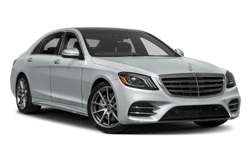 Precut window tint film for Mercedes S-Klass sedan.