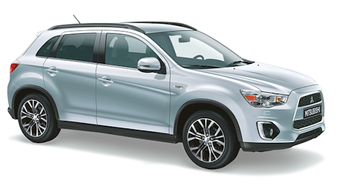 Przyciemnianie szyb Mitsubishi ASX Plus