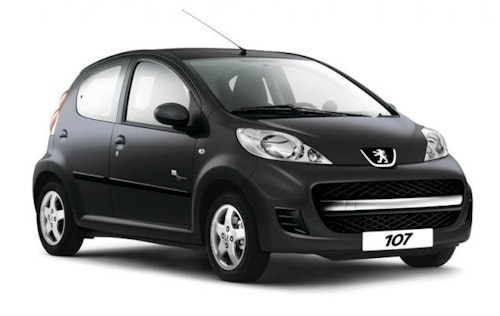 Przyciemnianie szyb Peugeot 107 5-d