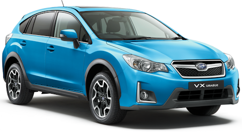 Precut window tint film for Subaru XV.