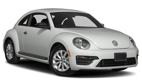 Precut window tint film for Volkswagen Beetle.