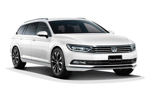 Precut window tint film for Volkswagen Passat estate.