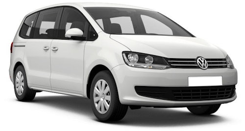 Precut window tint film for Volkswagen Sharan.