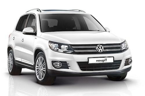 Precut window tint film for Volkswagen Tiguan.