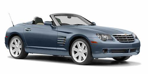 Window tint film for the Chrysler Crossfire cabriolet.