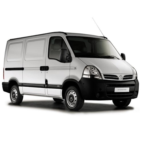 Window tint film for the Nissan Interstar Van.