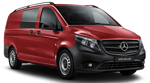 Window tint film for the Mercedes Vito Van.