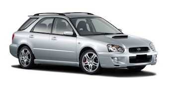 Window tint Subaru Impreza station wagon