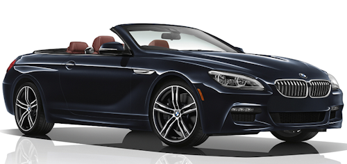 Window tint film for the BMW 6-series cabriolet