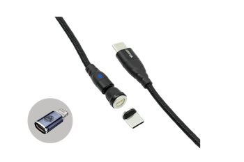 Magnetic Charging Cable USB-C to USB-C