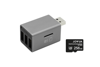 3 Port USB HUB with DashCam Reader
