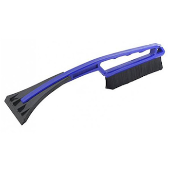 Snow brush with ice scraper