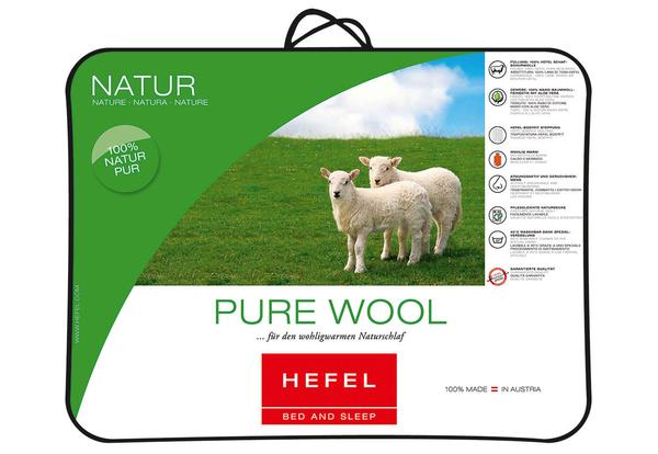 Hefel Pure Wool täcke, beställningsvara