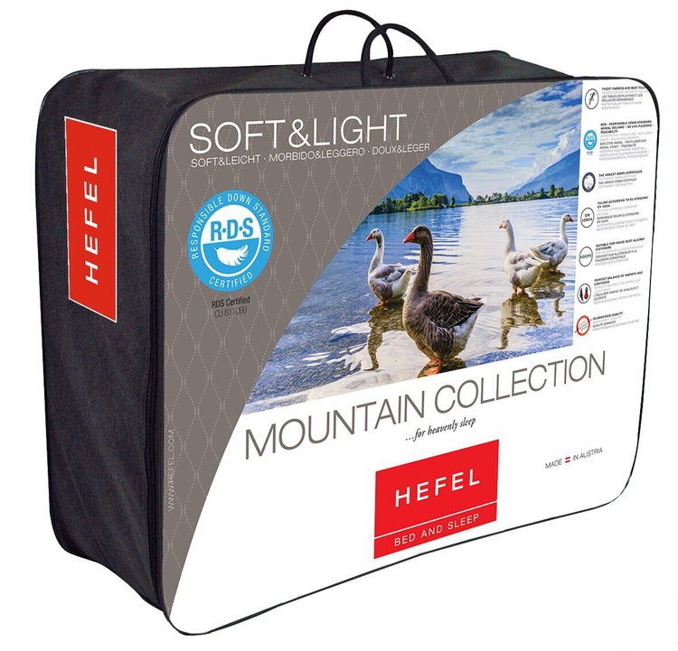 Hefel Arlberg Mountain Collection gåsduntäcke.