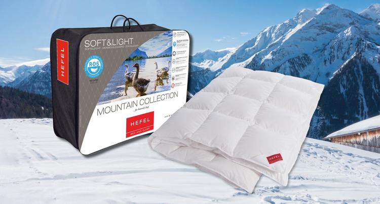 Hefel Arlberg Mountain Collection gåsduntäcken, 25% rabatt!