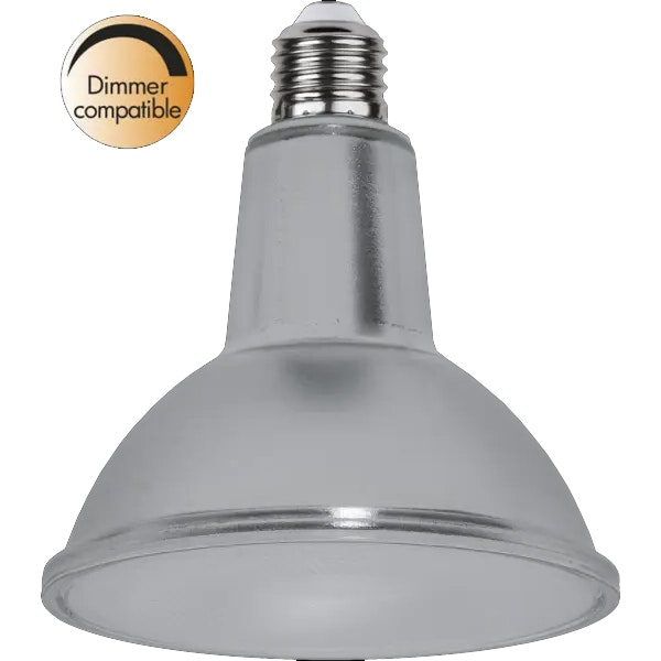 LED-LAMPA E27 PAR38 SPOTLIGHT GLAS LARGE