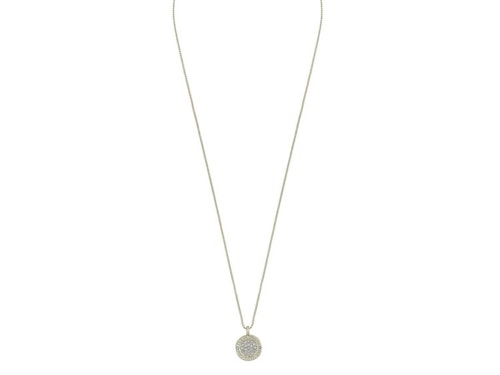 Luna pendant neck 42 gold/clear