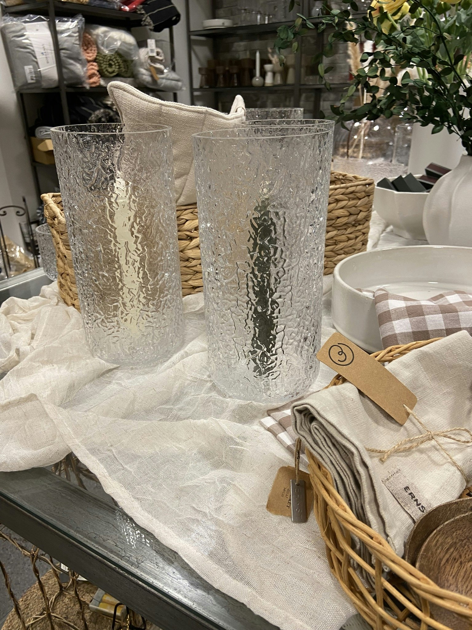 Ljuslykta mönstrad