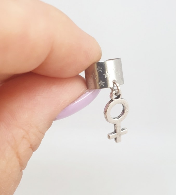 Earcuff med stjärnor