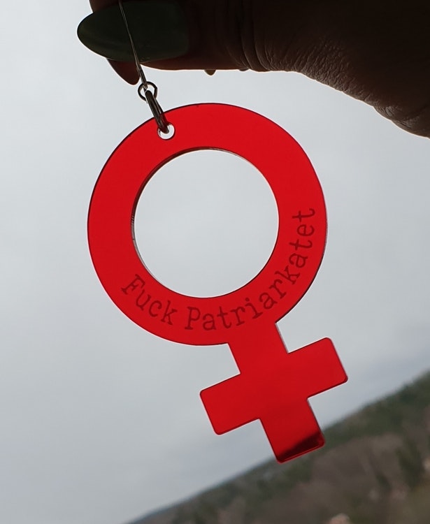 Graverad Röd Venus