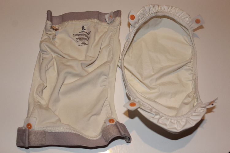 gDiapers ytterbyxa Small vit inkl pouch