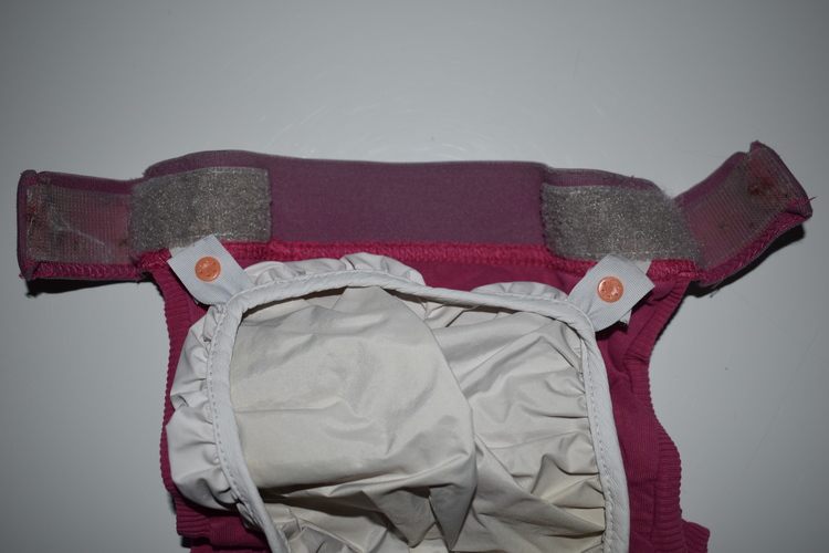gDiapers ROSA/Randig Large inkl. pouch (012)