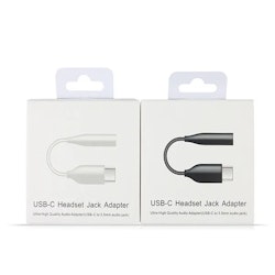 Type-C male to 3.5mm AUX audio female Jack 100pcs