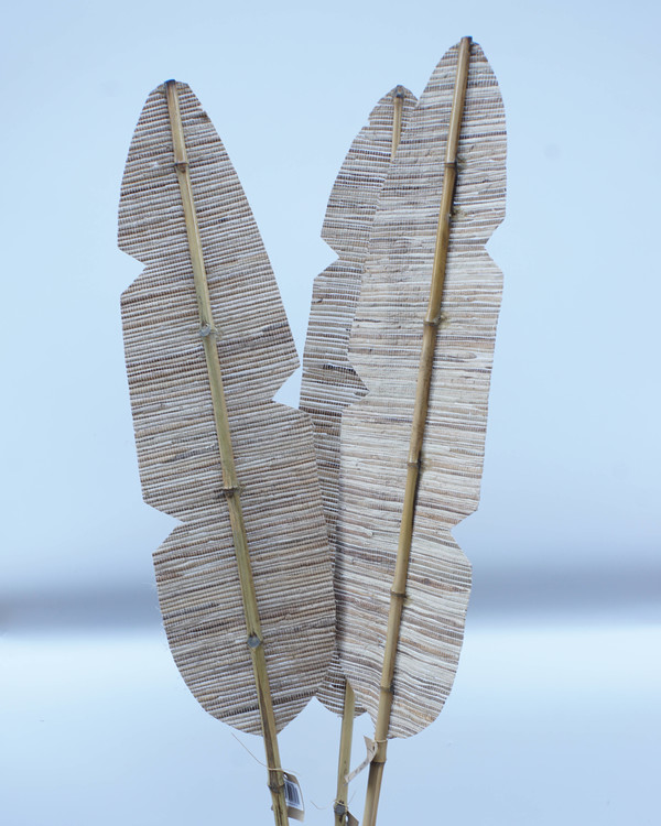 Handgjord Palm blad- 140 cm - Naturell - Inredningsdetaljer