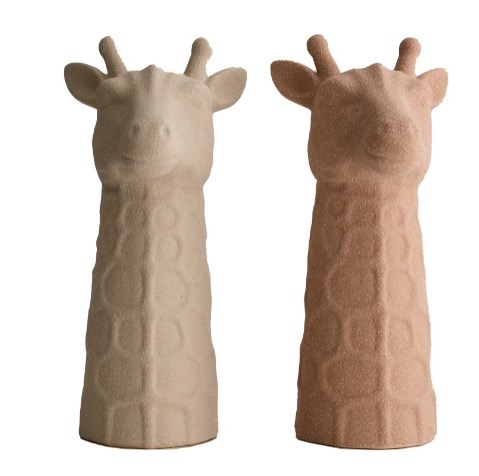 Giraff Keramik Vas - 15x13x26 cm