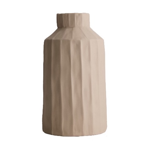 Bibbi Keramik Vas - Ø10 x18 cm