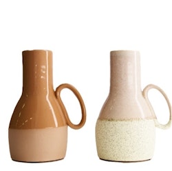 Keramik Vas med handtag - 14x12x20 cm