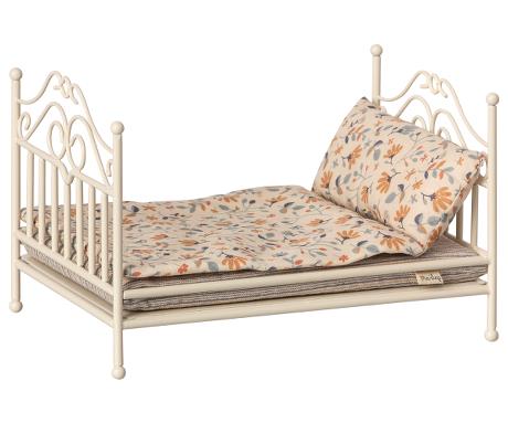 Maileg - Vintage bed micro sand inkl madrass & bäddset