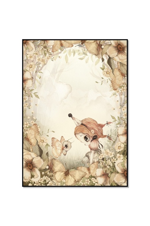 Mrs Mighetto Poster The Rose Forest 50x70