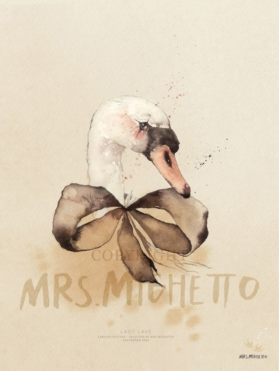Mrs Mighetto Poster Lady Lake 30x40