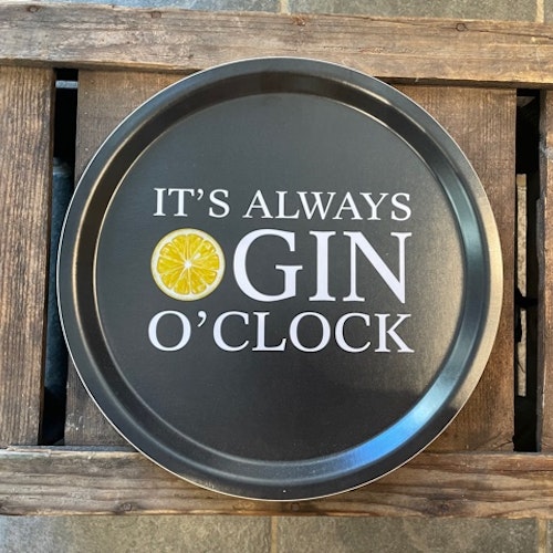 Bricka Gin ´o clock