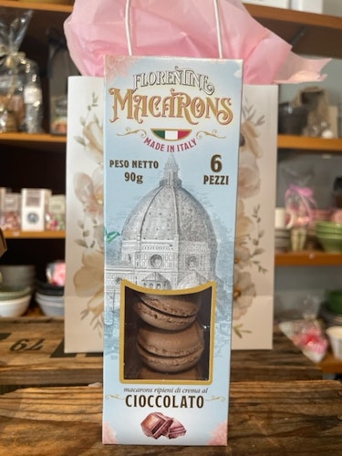 Macarons 6-pack Choklad