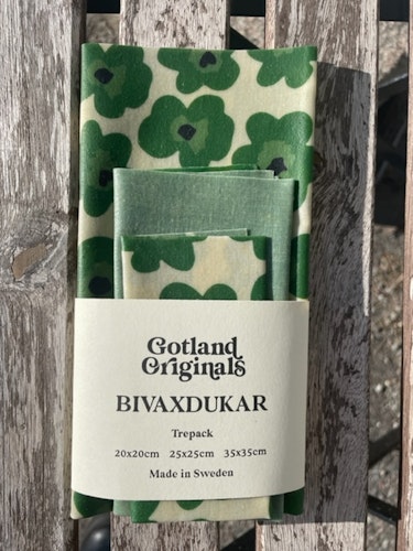Bivaxdukar 3-pack fr. Gotland