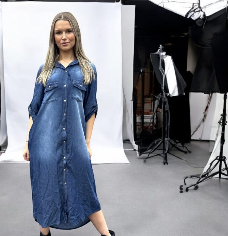 Klänning Tencell "Jeans"