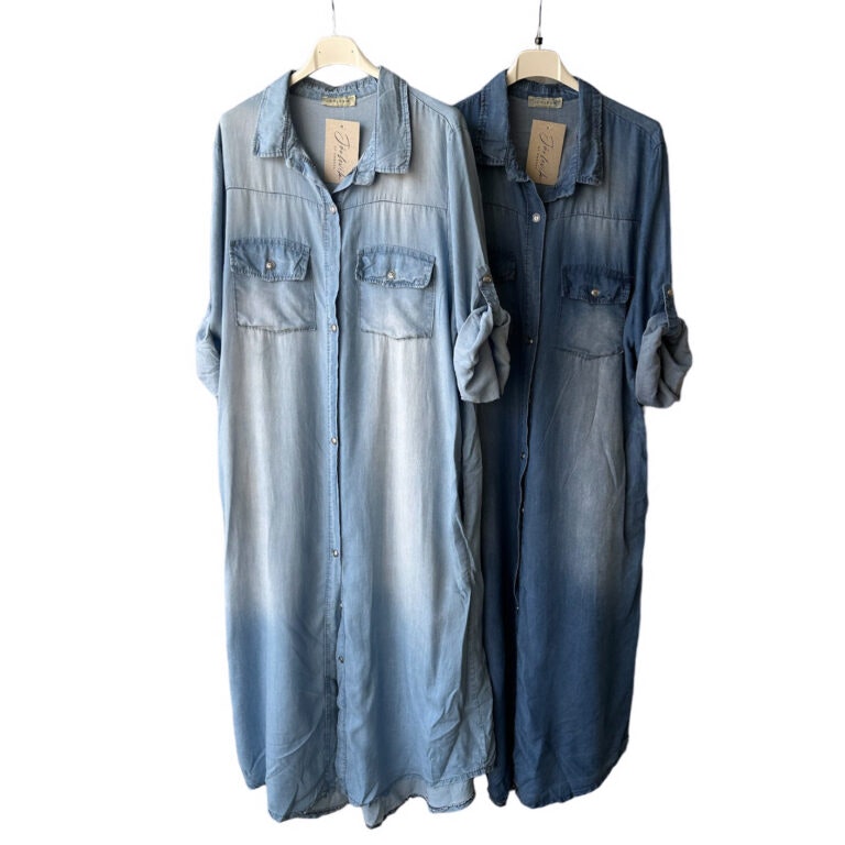 Klänning Tencell "Jeans" LJusa Modellen