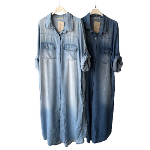 Klänning Tencell "Jeans" LJusa Modellen