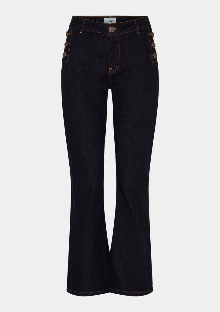 Isay Jeans Como Button