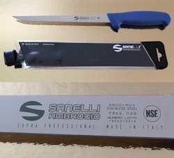 Fillékniv/Slaktkniv SANELLI 22 cm, blå