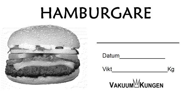 Korv & Hamburger etiketter