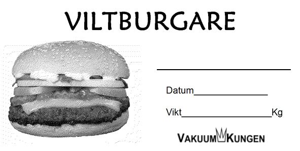 Korv & Hamburger etiketter